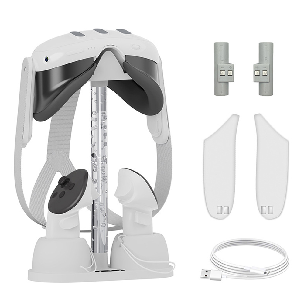 Headset Stand Rgb - Display Stand Controller Charger RGB Light