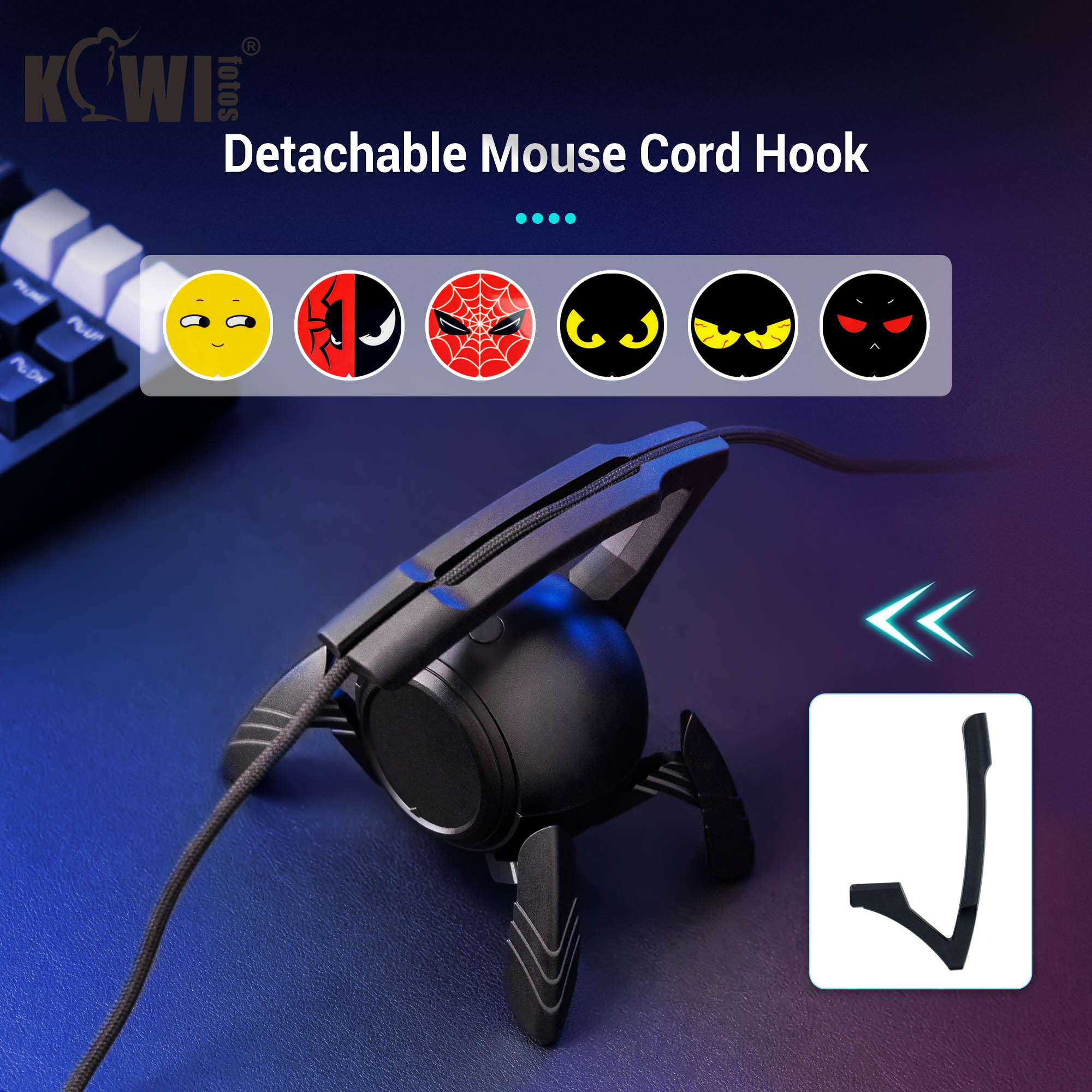 Mouse Cable Holder Gaming Mous - đánh giá và giá Mouse Bungee Spring