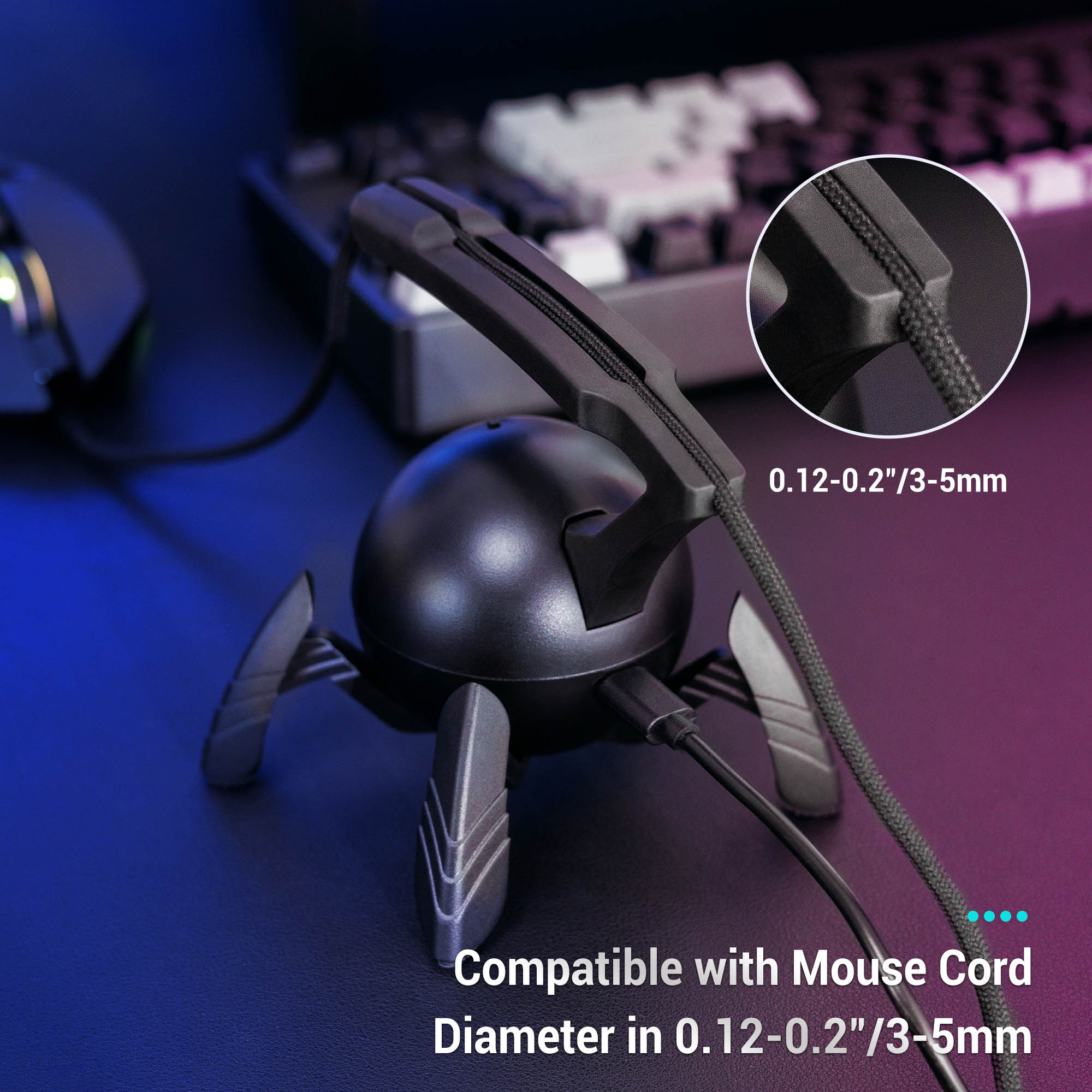 Gaming Mouse Bungee Mouse Cabl - đánh giá và giá Mouse Bungee Spring