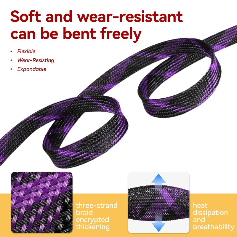3/5M PET Insulated Braided Cab - đánh giá và giá Sleeved Cable Kit