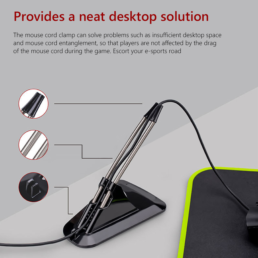 Mouse Cable Holder Computer PC - đánh giá và giá Mouse Bungee Spring