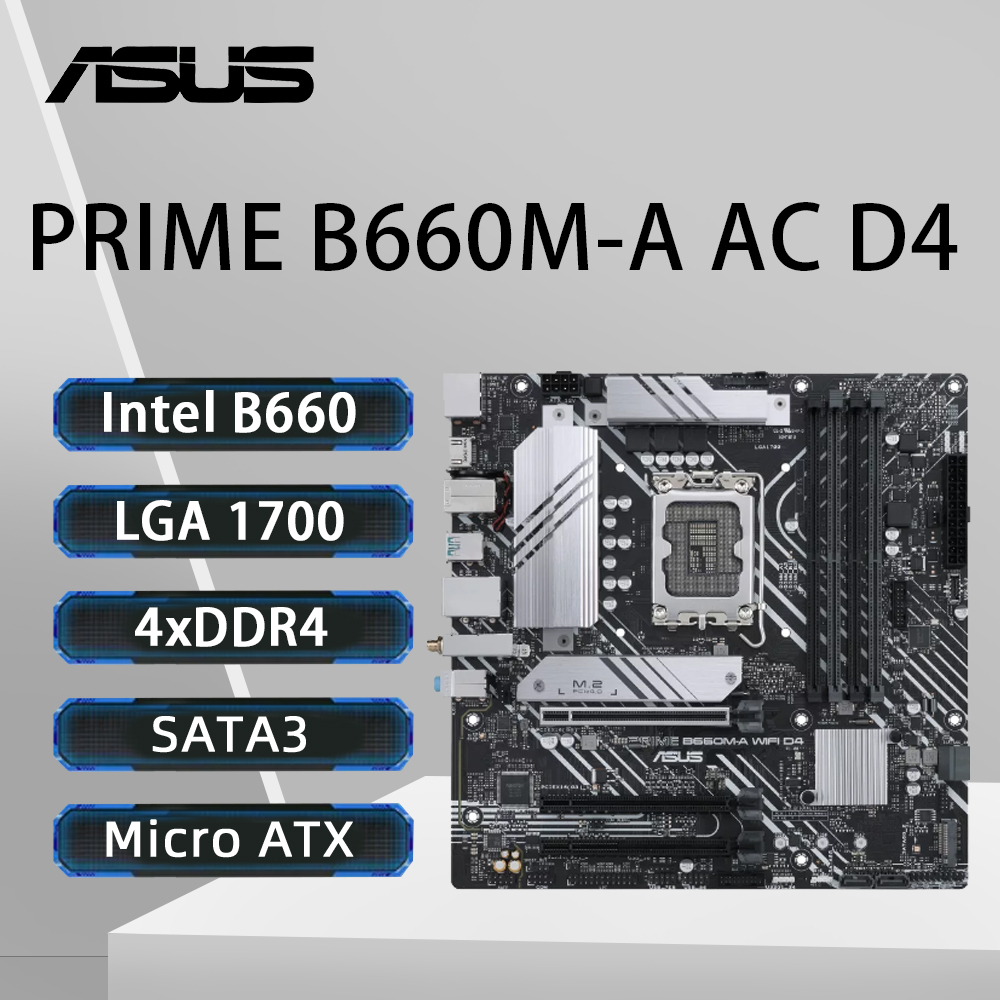 ASUS PRIME B660M-A AC D4 Mothe - đánh giá và giá Intel Cpu Core I9