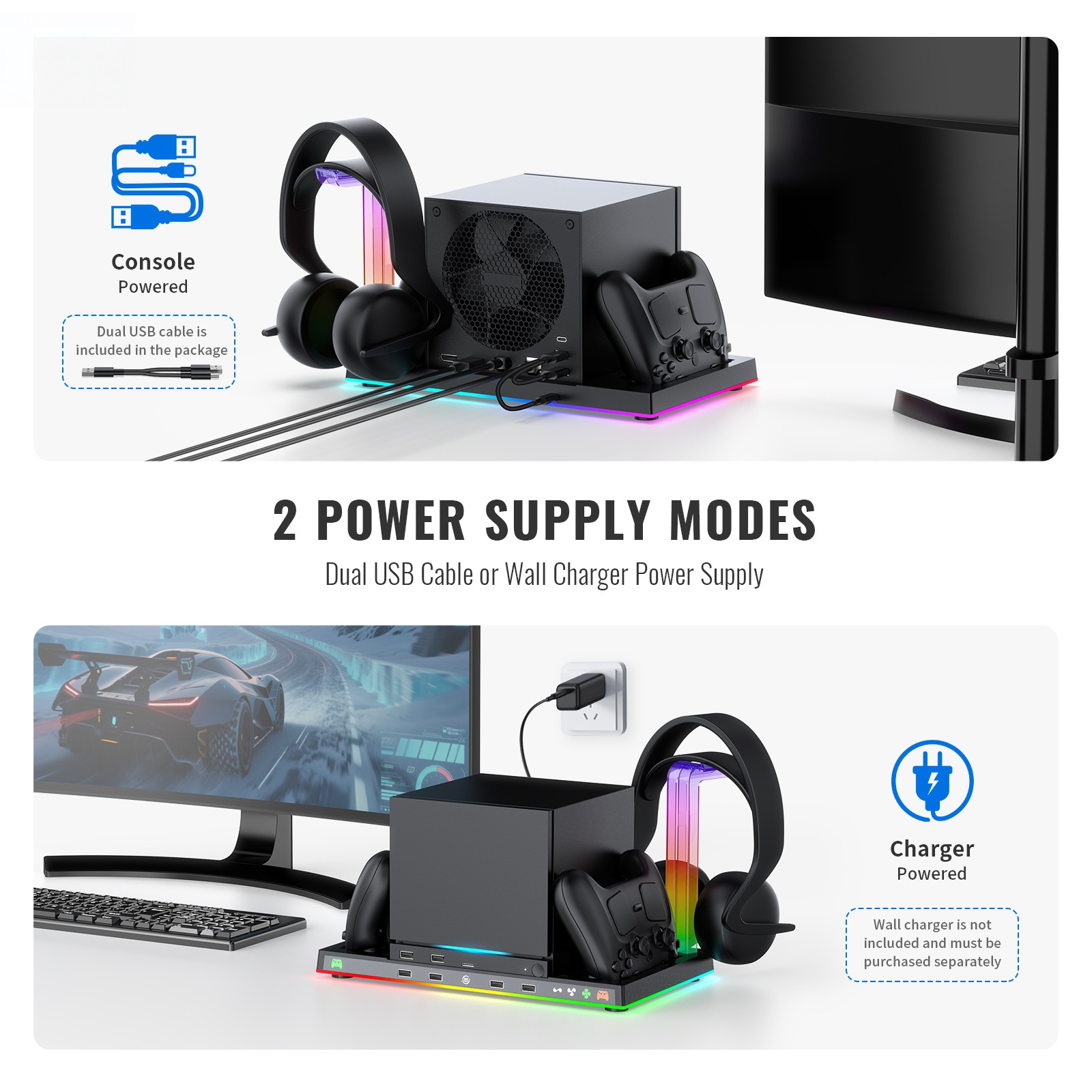 versatile dock for Steam Machi - đánh giá và giá Headset Stand Rgb