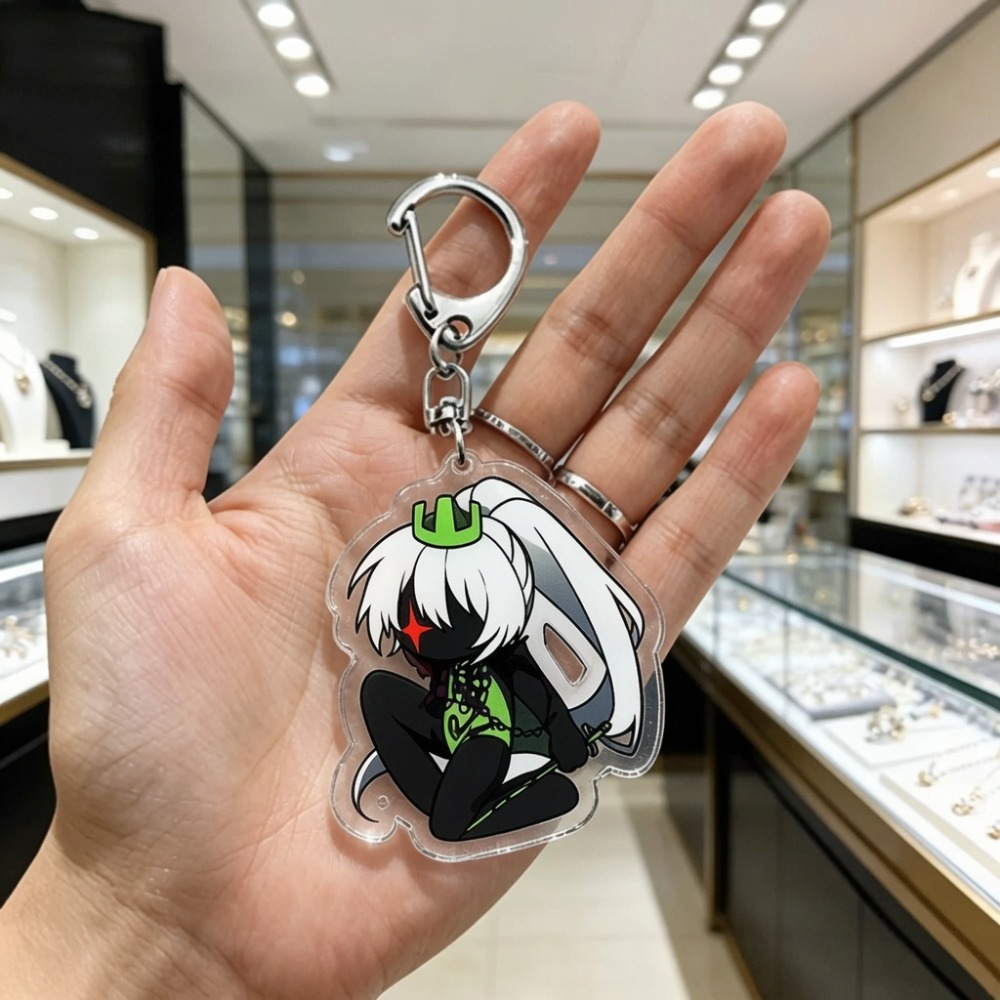 Cute Cartoon Chibi Keychains A - đánh giá và giá Gaming Accessories Storage