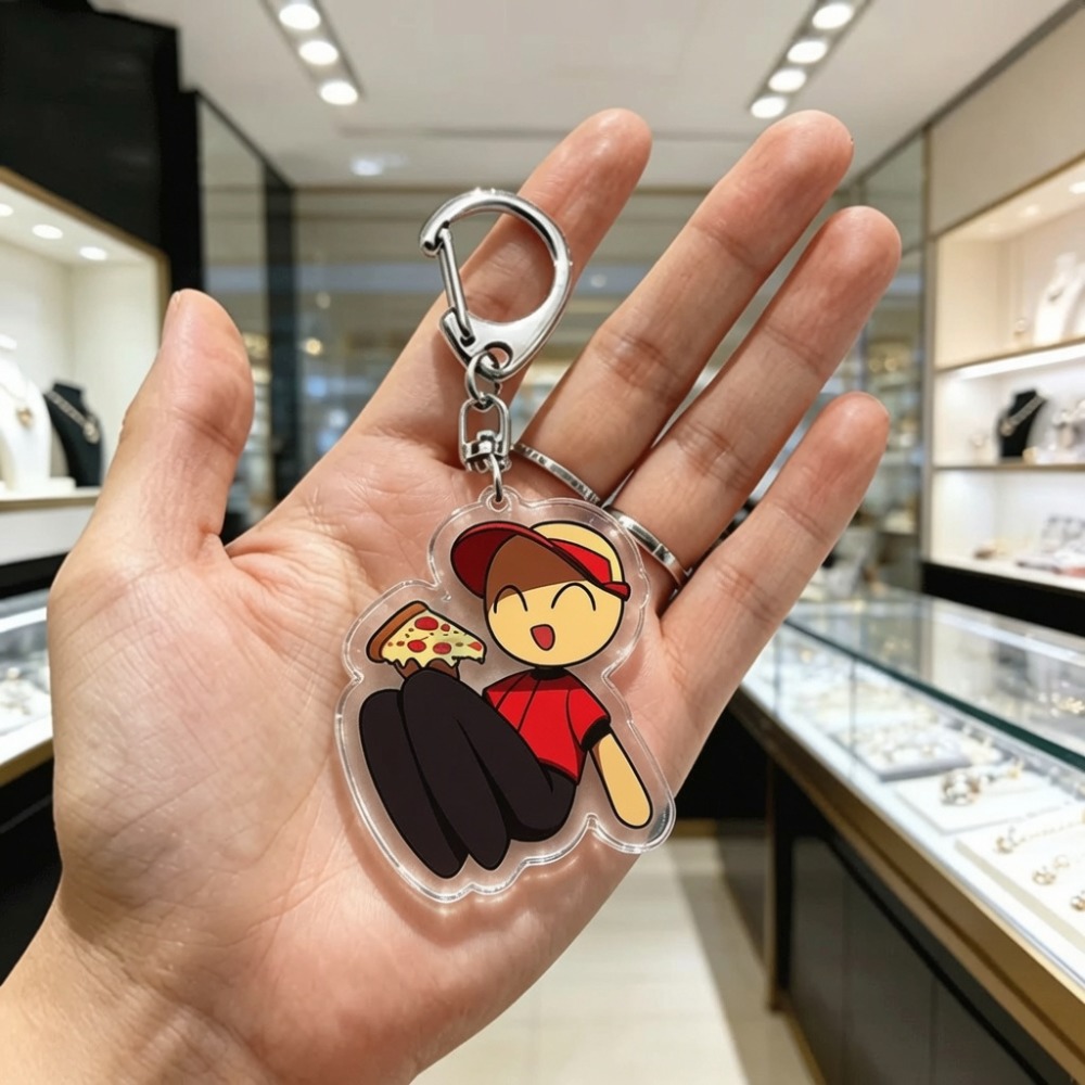 Cute Cartoon Chibi Keychains A - đánh giá và giá Gaming Accessories Storage