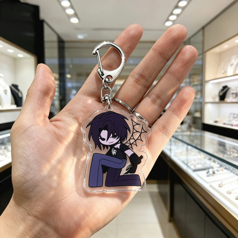 Cute Cartoon Chibi Keychains A - đánh giá và giá Gaming Accessories Storage